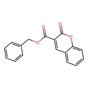 Benzyl 2-oxo-2H-chromene-3-carboxylate structure