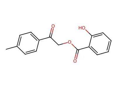 2-Oxo-2-(p-tolyl)ethyl 2-hydroxybenzoate structure