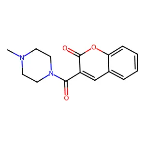 3-(4-Methyl-piperazine-1-carbonyl)-chromen-2-one structure