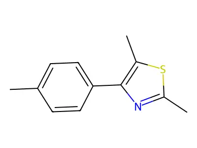 2,5-Dimethyl-4-(4-methylphenyl)-1,3-thiazole structure