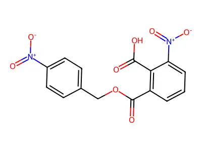 2-nitro-6-[(4-nitrophenyl)methoxycarbonyl]benzoic Acid structure