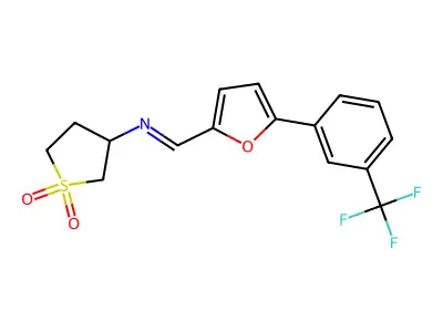 C16H14F3NO3S structure