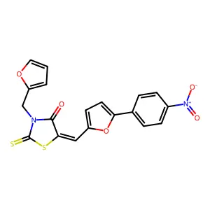 Rhodanine-furan analogue 9 structure