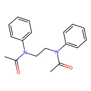 N-[2-(N-acetylanilino)ethyl]-N-phenylacetamide structure