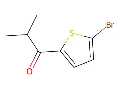 1-(5-Bromothiophen-2-yl)-2-methylpropan-1-one structure