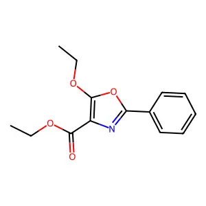 Ethyl 5-ethoxy-2-phenyloxazole-4-carboxylate structure