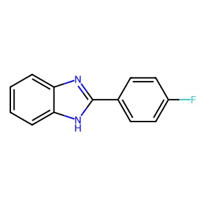 2-(4-Fluoro-phenyl)-1H-benzoimidazole structure