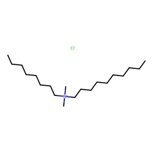 癸基二甲基辛基氯化铵 structure