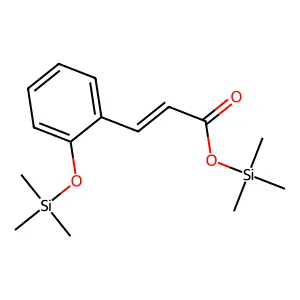 3-[2-[oxy]phenyl]acrylicacidtrimethylsilylester structure