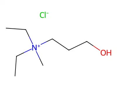 N,N-Diethylhomocholine structure