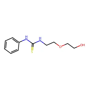 3-[2-(2-Hydroxyethoxy)ethyl]-1-phenylthiourea structure