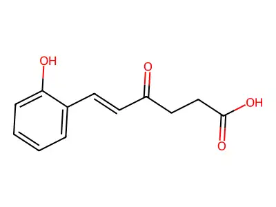 delta-Salicyliden-lavulinsaure structure