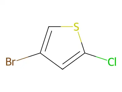 4-Bromo-2-chlorothiophene structure
