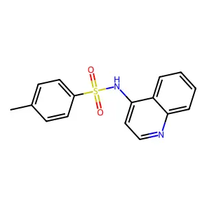 Benzenesulfonamide, 4-methyl-N-4-quinolinyl- structure