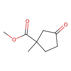Methyl 1-methyl-3-oxocyclopentane-1-carboxylate structure