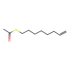 S-oct-7-enyl ethanethioate structure