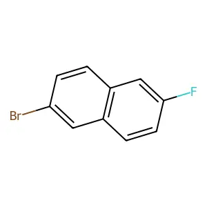 2-Bromo-6-fluoronaphthalene structure