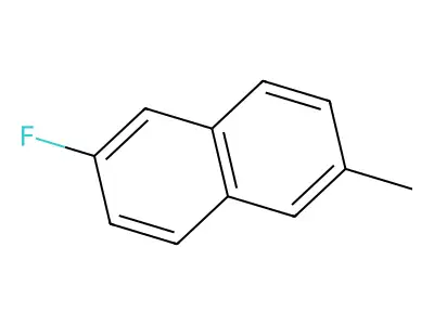 2-Fluoro-6-methylnaphthalene structure