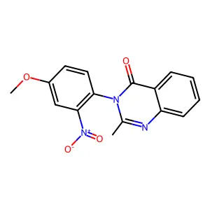 3-(4-Methoxy-2-nitrophenyl)-2-methyl-4(3H)-quinazolinone structure