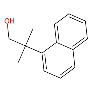 2-Methyl-2-(naphthalen-1-YL)propan-1-OL structure