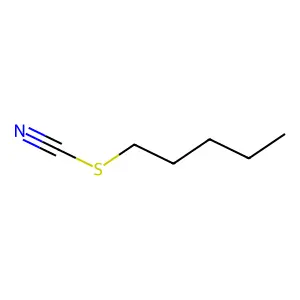 Thiocyanic acid, pentyl ester structure
