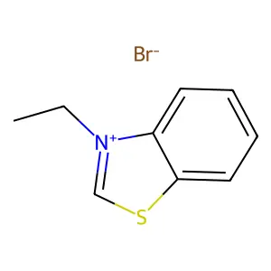 3-Ethyl-1,3-benzothiazol-3-ium bromide structure