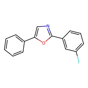 2-(3-Fluorophenyl)-5-phenyloxazole structure