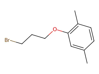2-(3-Bromopropoxy)-1,4-dimethylbenzene structure
