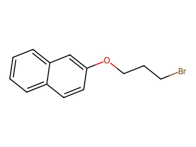 2-(3-Bromopropoxy)naphthalene structure