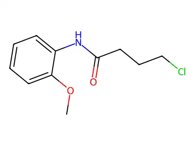 4-chloro-N-(2-methoxyphenyl)butanamide structure