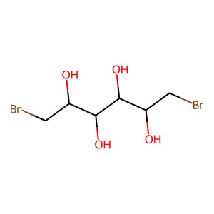 D-Glucitol, 1,6-dibromo-1,6-dideoxy- structure