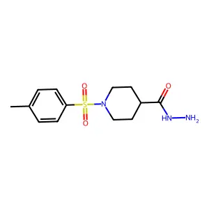 1-[(4-Methylphenyl)sulfonyl]piperidine-4-carbohydrazide structure