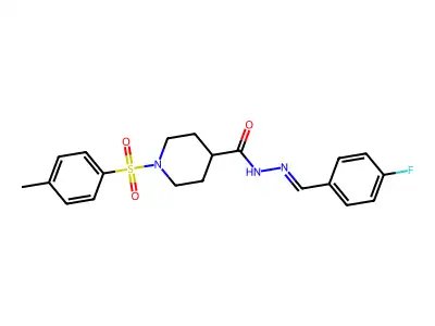 C20H22FN3O3S structure