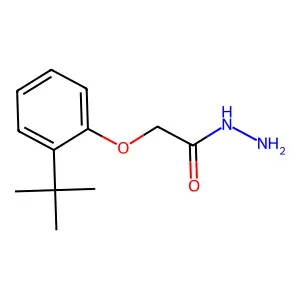 2-(2-叔丁基苯氧基)乙酰肼 structure