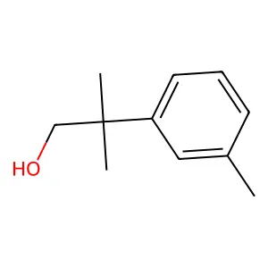 2-Methyl-2-(3-methylphenyl)propan-1-ol structure