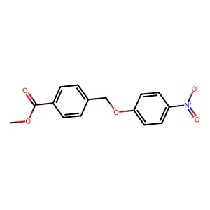 Methyl 4-[(4-nitrophenoxy)methyl]benzoate structure