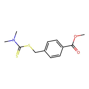 Methyl 4-(((dimethylcarbamothioyl)thio)methyl)ben structure