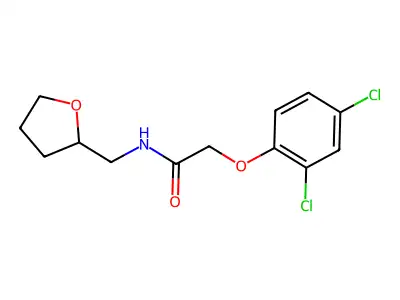 2-(2,4-Dichlorophenoxy)-N-((tetrahydro-2-furanyl)methyl)acetamide structure