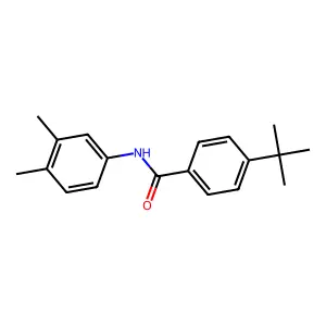 4-Tert-butyl-N-(3,4-dimethylphenyl)benzamide structure