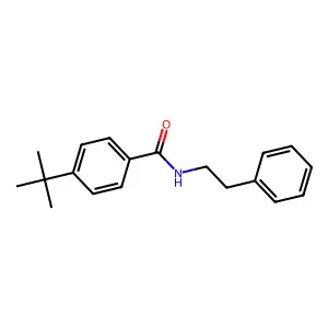 4-Tert-butyl-N-(2-phenylethyl)benzamide structure
