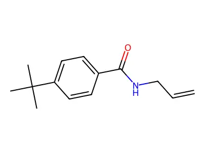 4-tert-butyl-N-prop-2-enylbenzamide structure