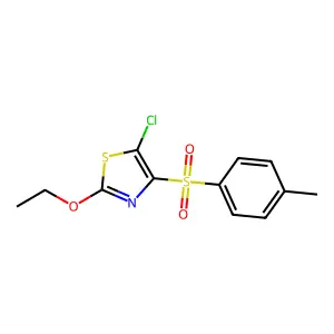 5-Chloro-2-ethoxy-4-tosylthiazole structure