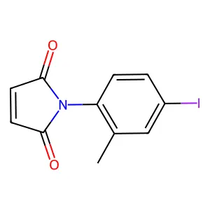 1-(4-iodo-2-methylphenyl)-1H-pyrrole-2,5-dione structure