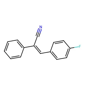 alpha-[(4-Fluorophenyl)methylene]benzeneacetonitrile structure