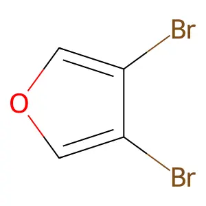 3,4-Dibromofuran structure
