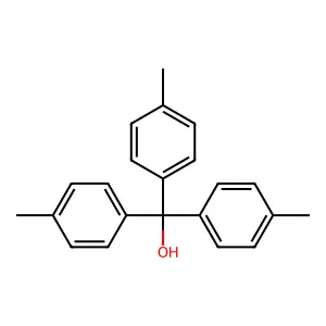 4,4',4''-三甲基三苯甲醇 structure