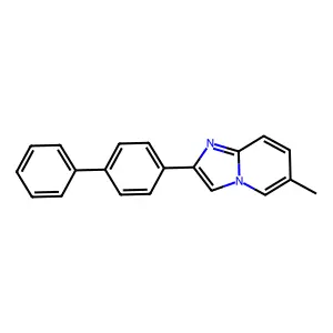 2-(4-Biphenylyl)-6-methylimidazo[1,2-a]pyridine structure