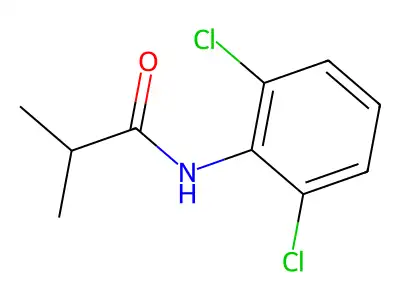 N-(2,6-dichlorophenyl)-2-methylpropanamide structure
