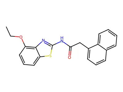 N-(4-ethoxybenzo[d]thiazol-2-yl)-2-(naphthalen-1-yl)acetamide structure