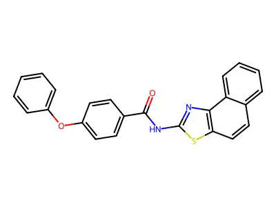 N-benzo[e][1,3]benzothiazol-2-yl-4-phenoxybenzamide structure
